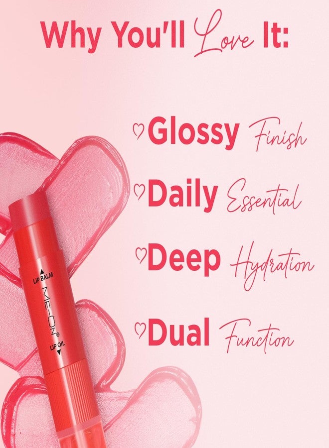 ME-ON Juicy Lips Duo | pH Lip Balm + Lip Oil Combo | Hydrating & Nourishing | Non-Sticky Gloss | For Dry & Chapped Lips | Soft, Glossy Finish | Travel-Friendly Lip Care (6.1 gm, Peach) - Image 5